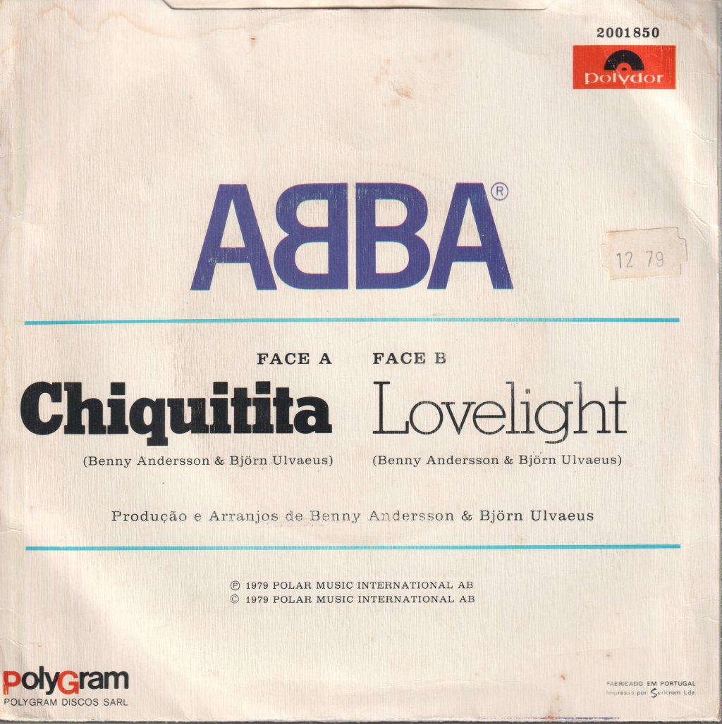 ABBA - Chiquitita - 7 Inch