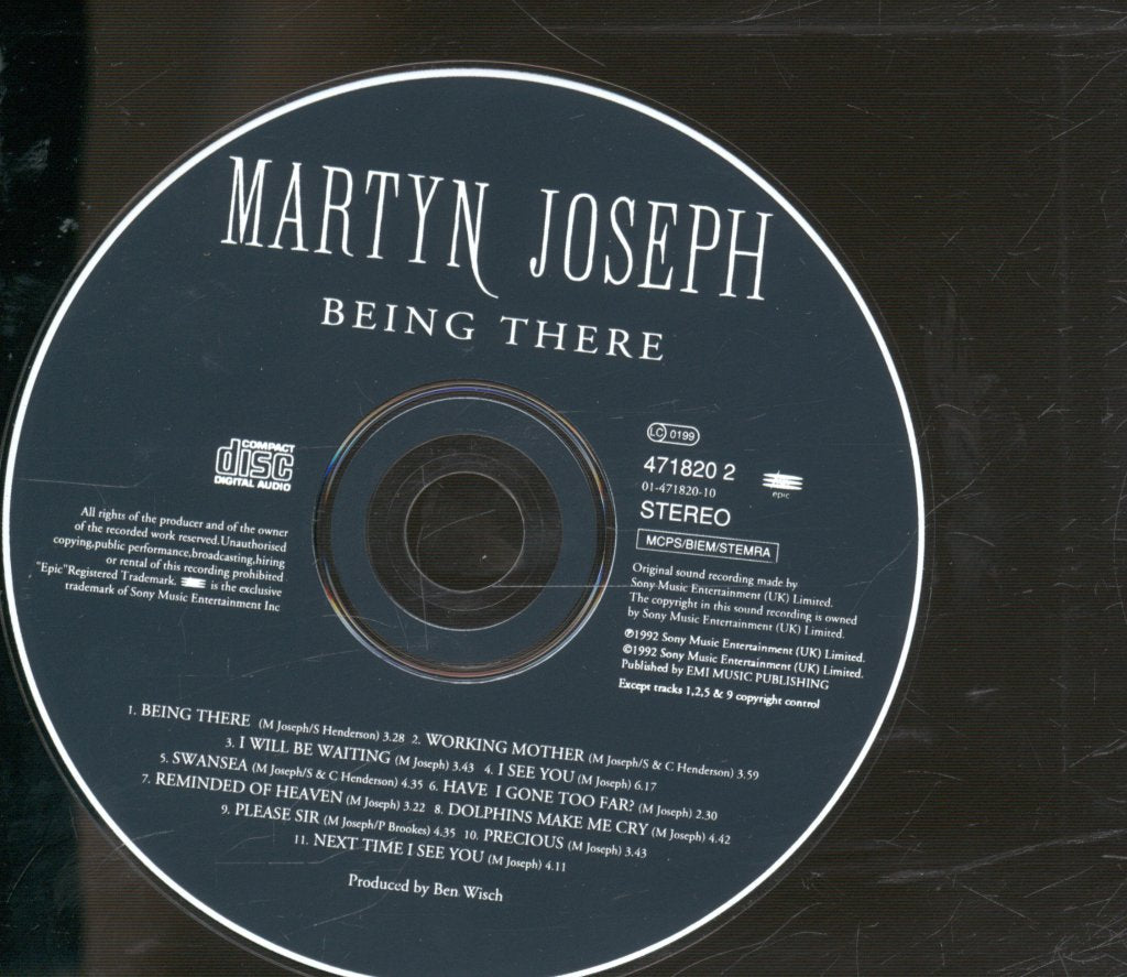 Martyn Joseph - Being There - Cd