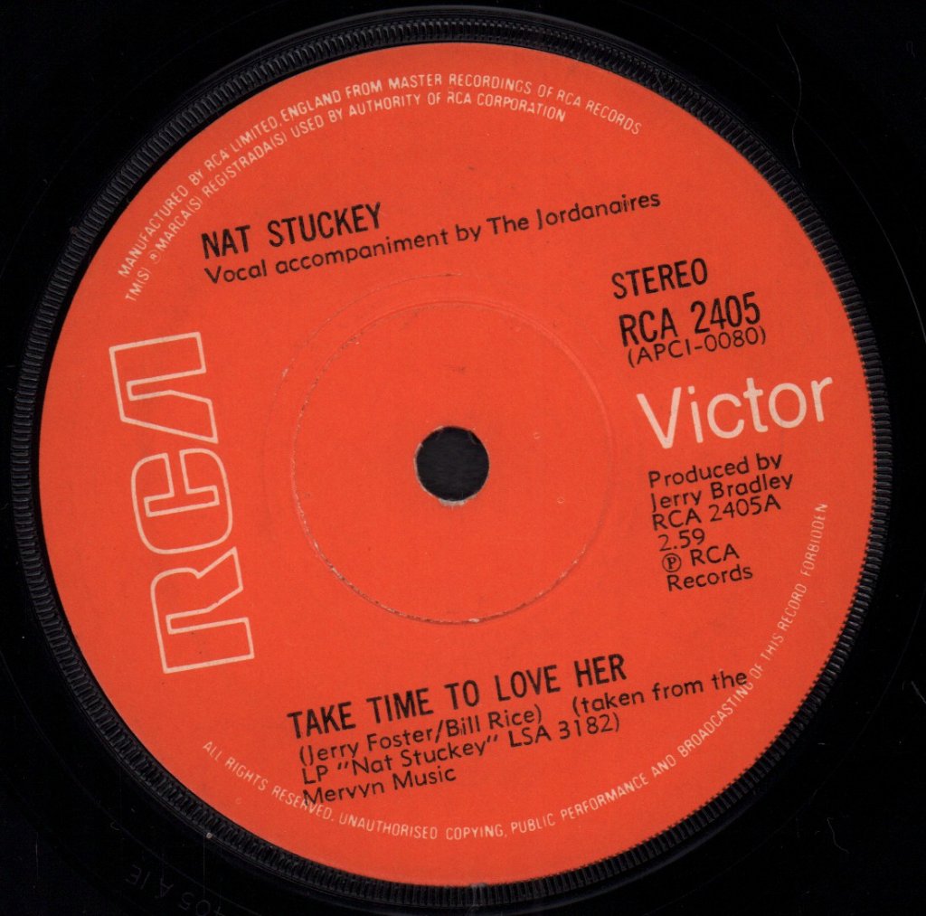 Nat Stuckey - Take Time To Love Her - 7 Inch