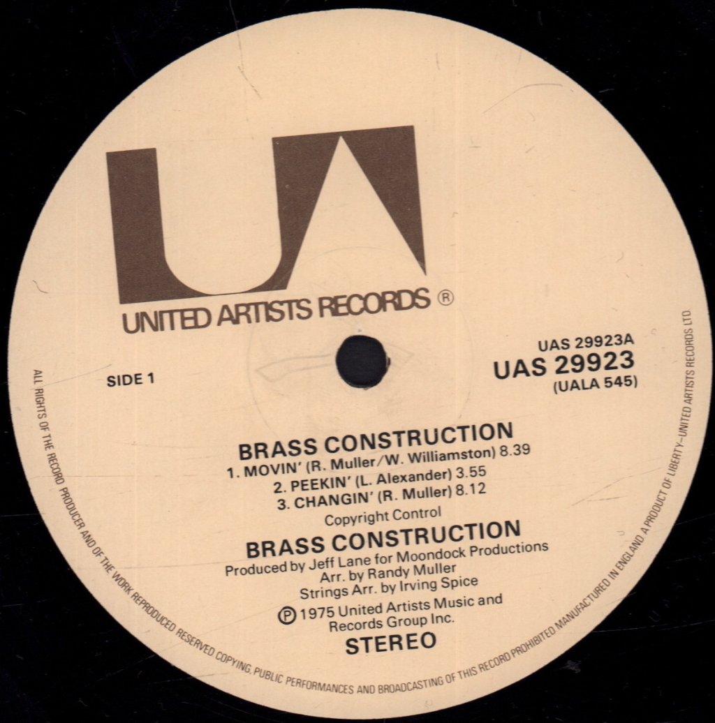 Brass Construction - Brass Construction - Lp
