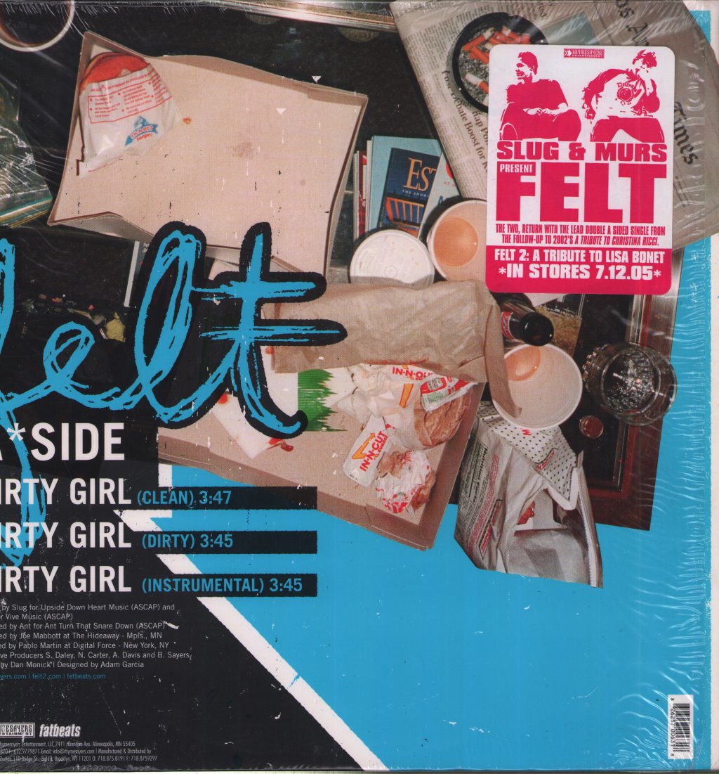 Felt (Hip Hop) - Dirty Girl - 12 Inch