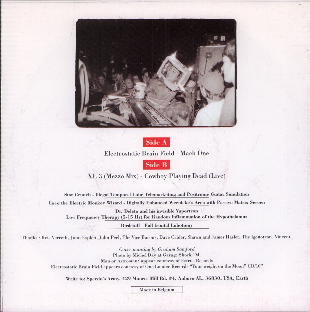 Man Or Astroman - Brains Of The Cosmos - 7 Inch