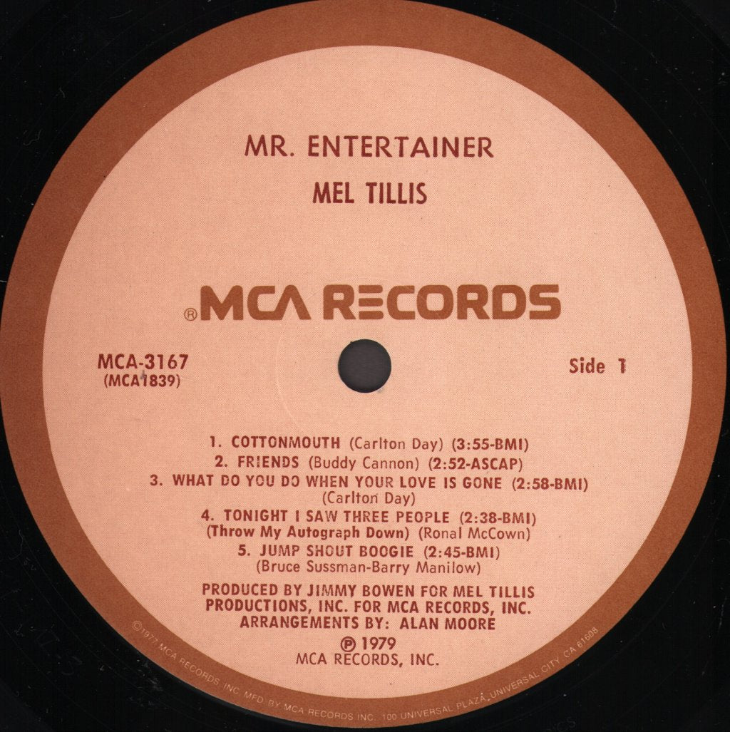 Mel Tillis - Mr Entertainer - Lp