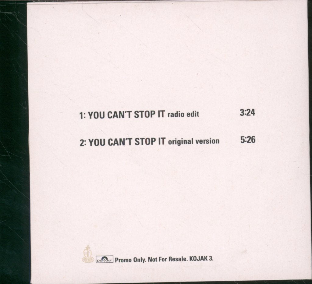 Kojak - You Can't Stop It - Cd