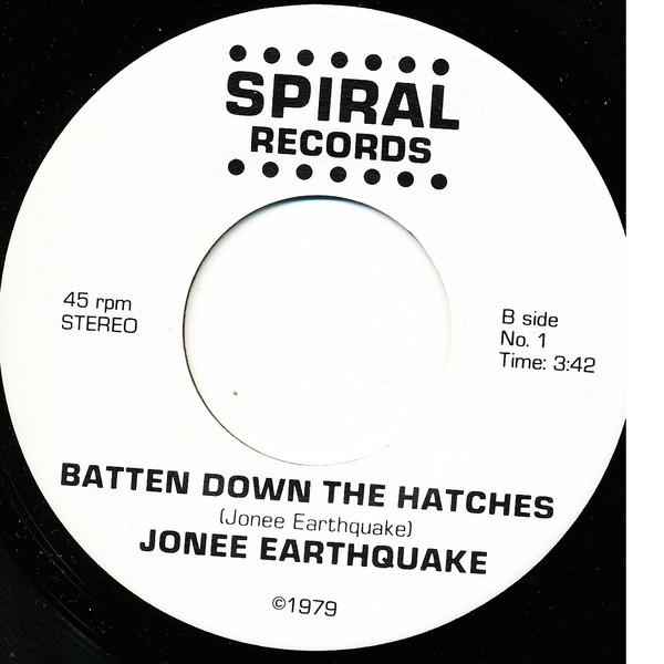 Jonee Earthquake - Black Plastic - 7 Inch