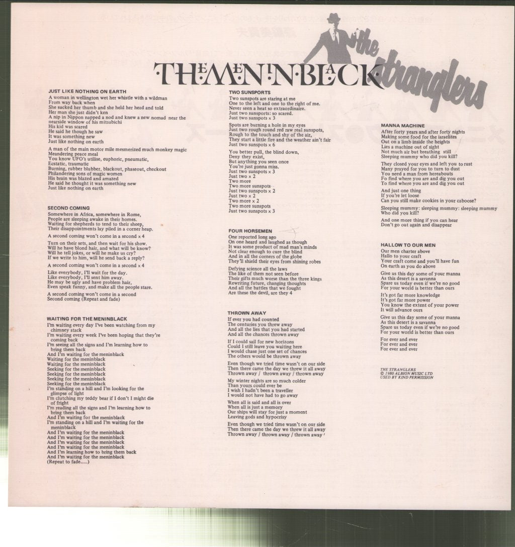 Stranglers - Gospel According To The Meninblack - Lp