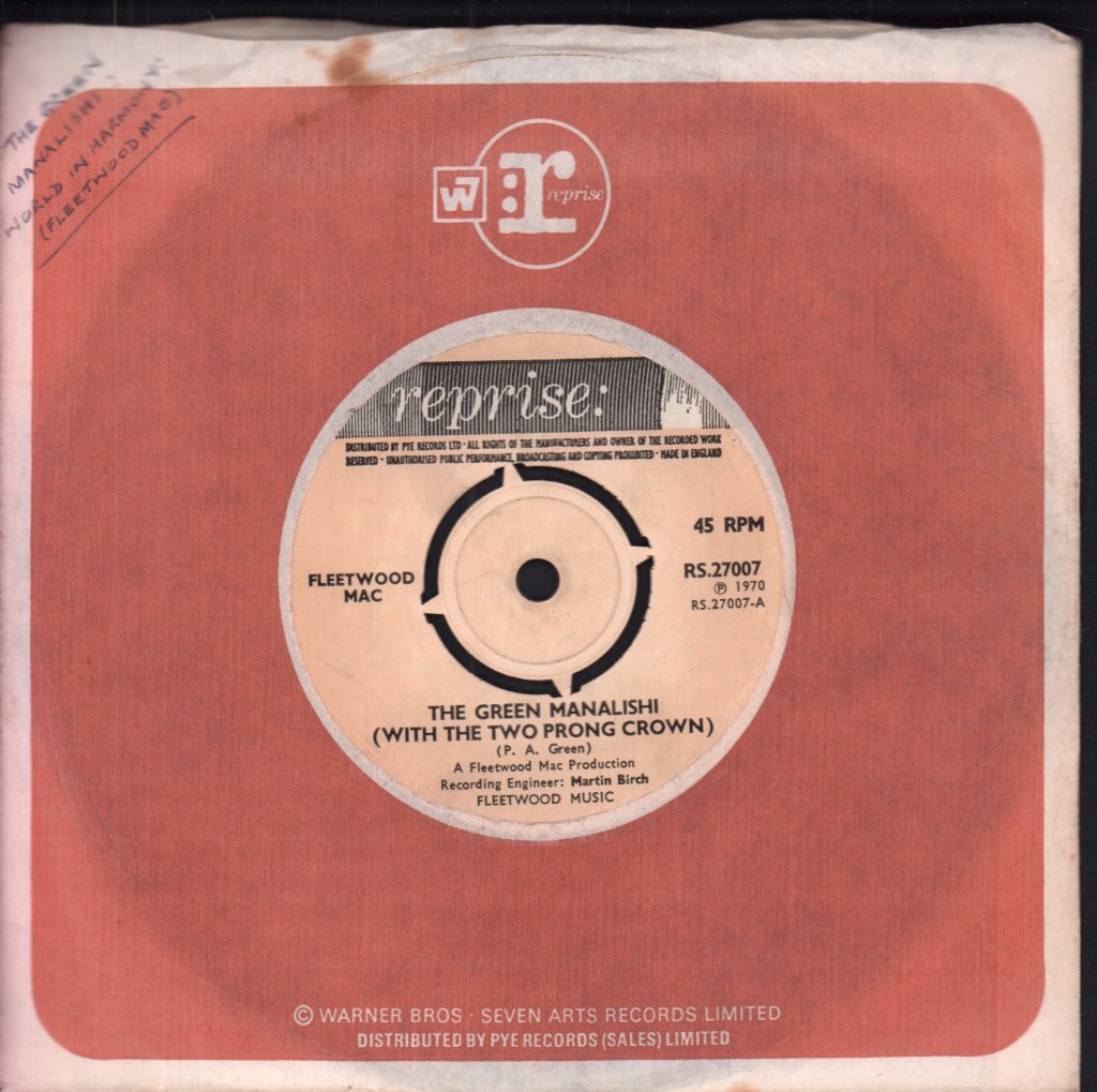 Fleetwood Mac - Green Manalishi - 7 Inch