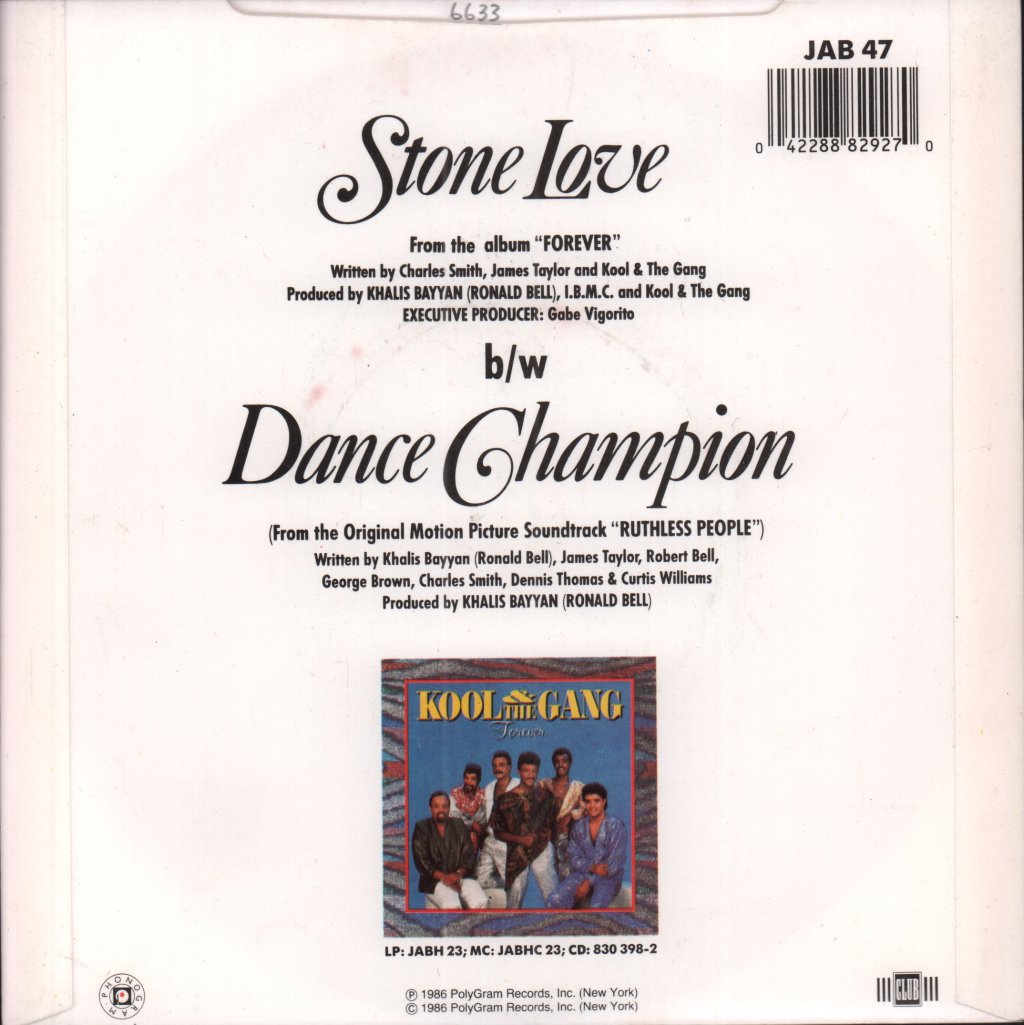 Kool And The Gang - Stone Love - 7 Inch