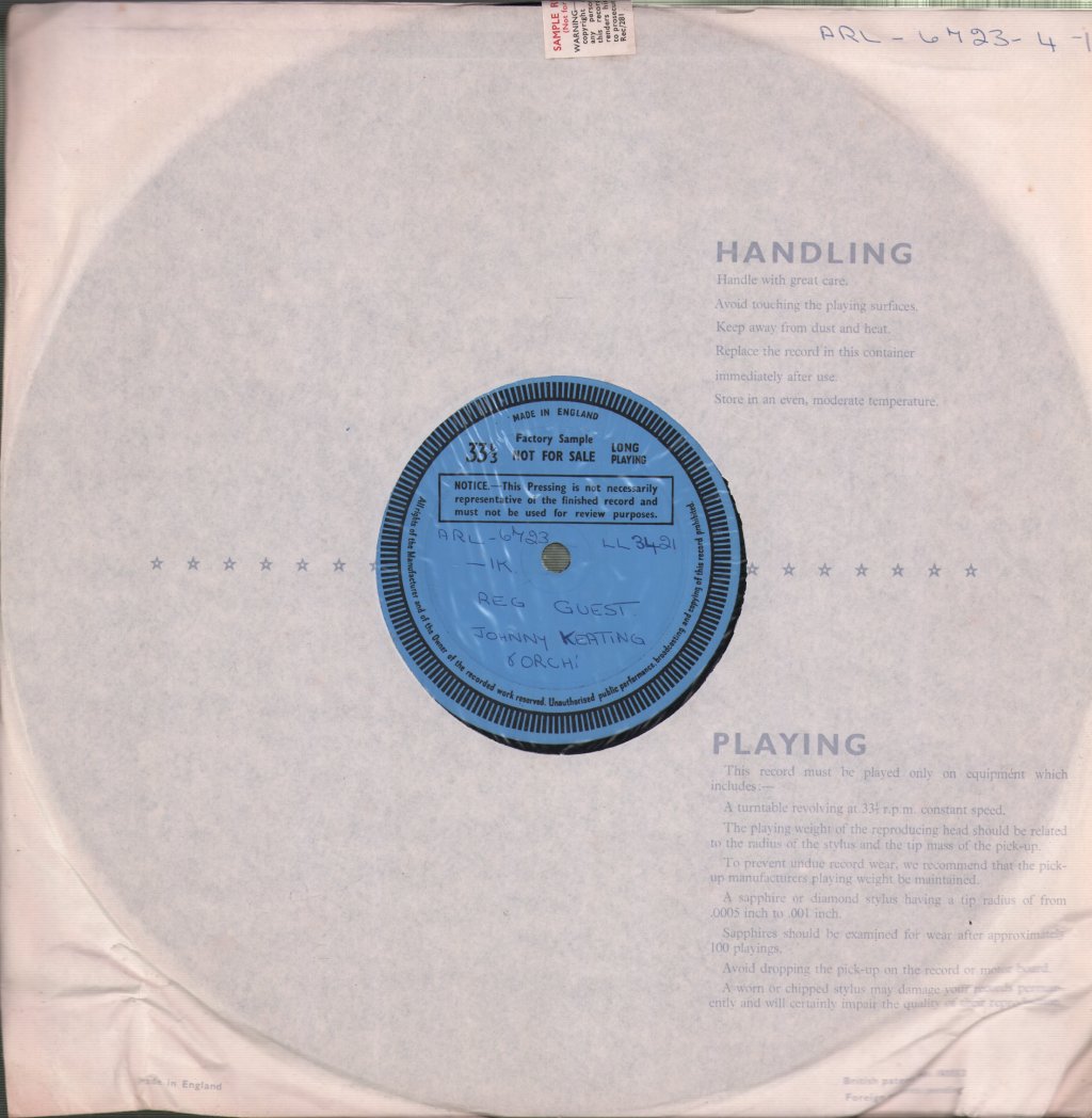 Reg Guest With The Keating Sound - Exciting Piano Of Reg Guest - Lp