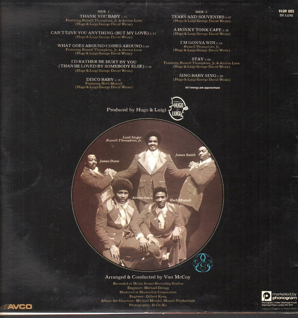 Stylistics - Thank You Baby - Lp