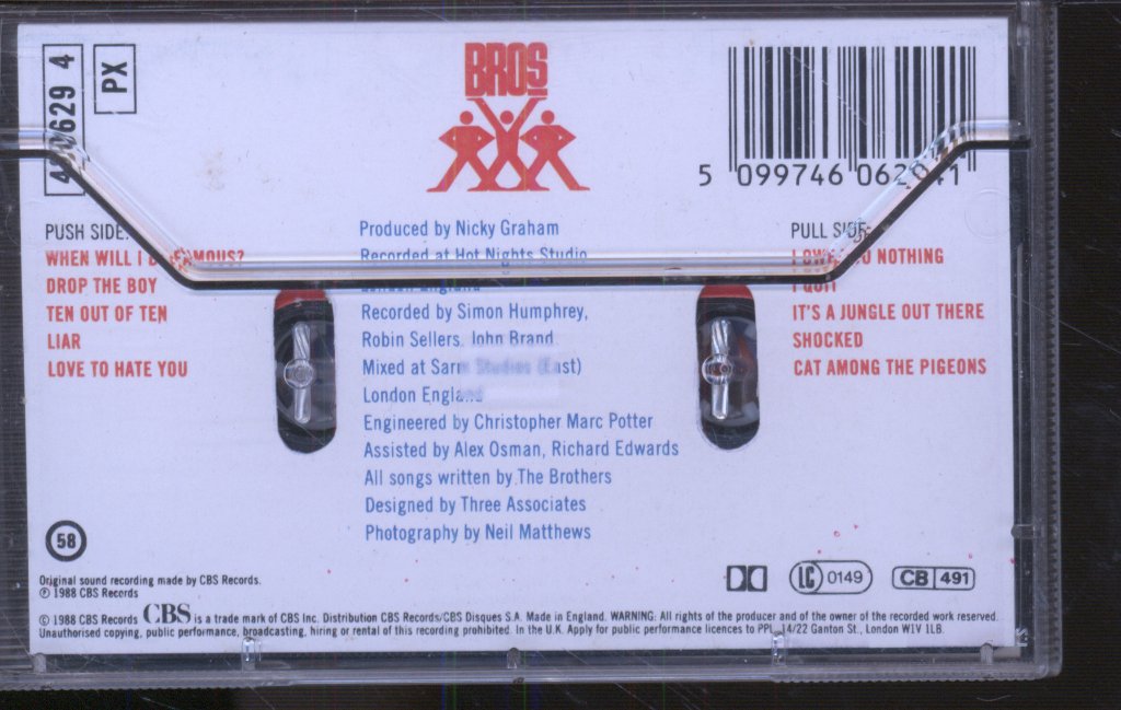 Bros - Push - Cassette