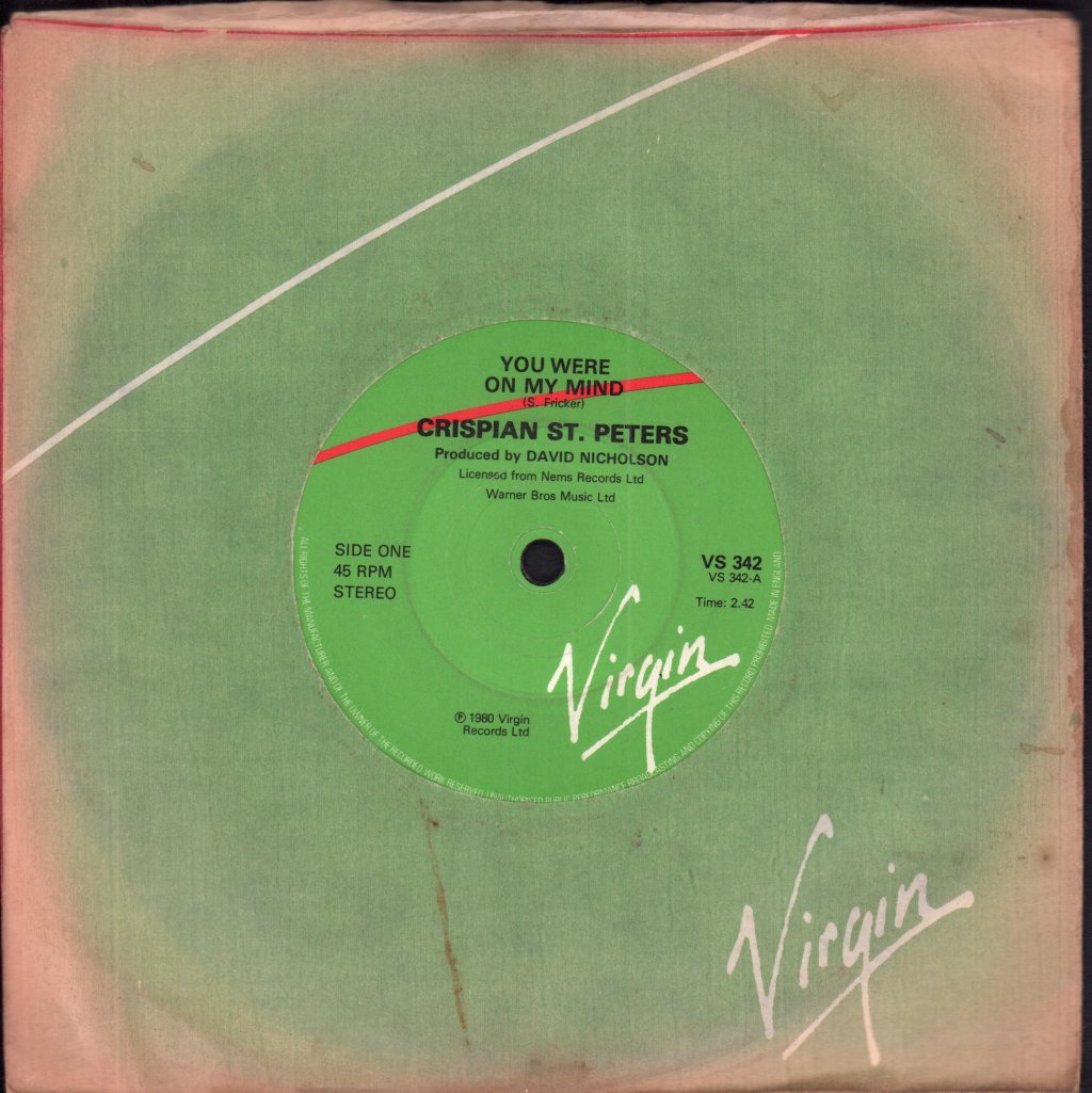 Crispian St Peters - You Were On My Mind - 7 Inch
