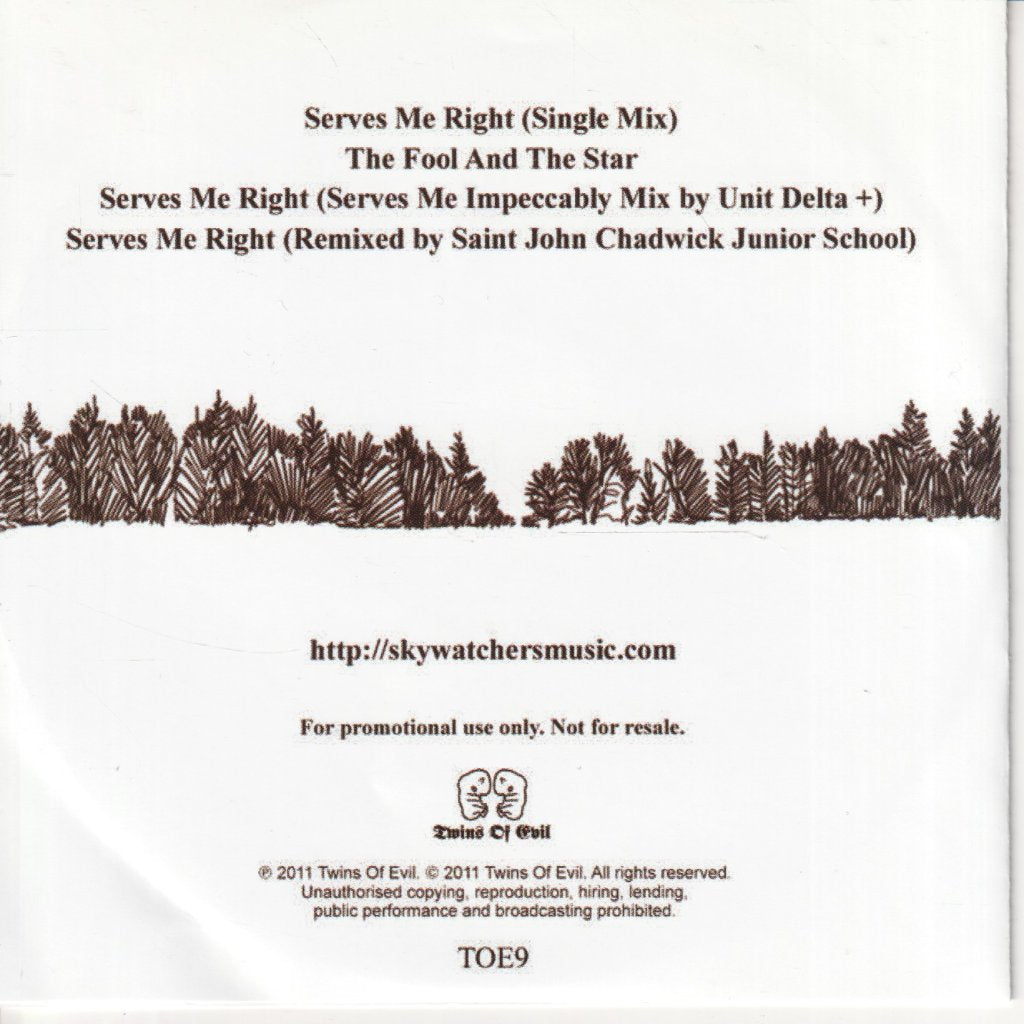 skywatchers - Serves Me Right - Cdr