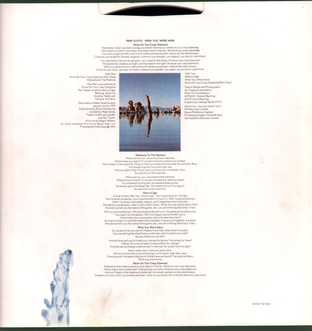 Pink Floyd - Wish You Were Here - Lp