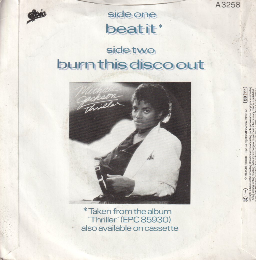 Michael Jackson - Beat It - 7 Inch