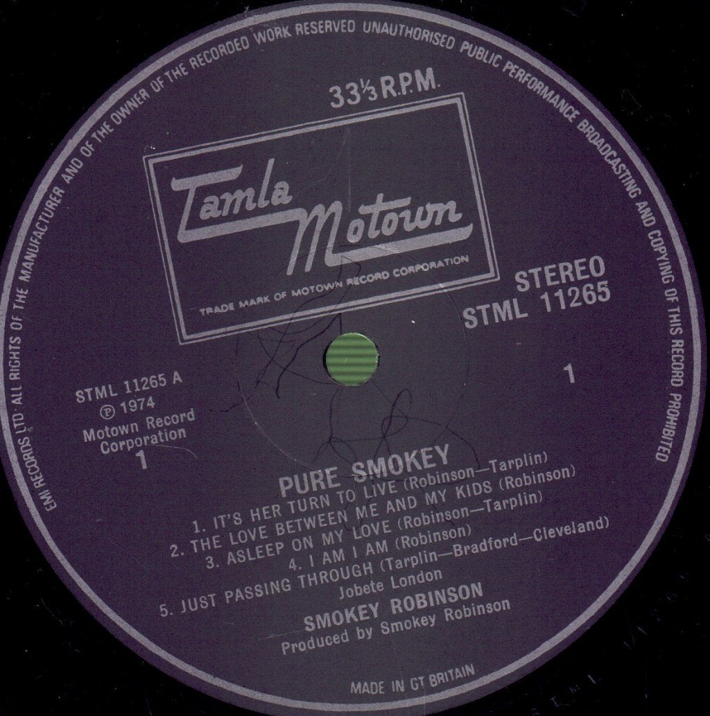 Smokey Robinson - Pure Smokey - Lp
