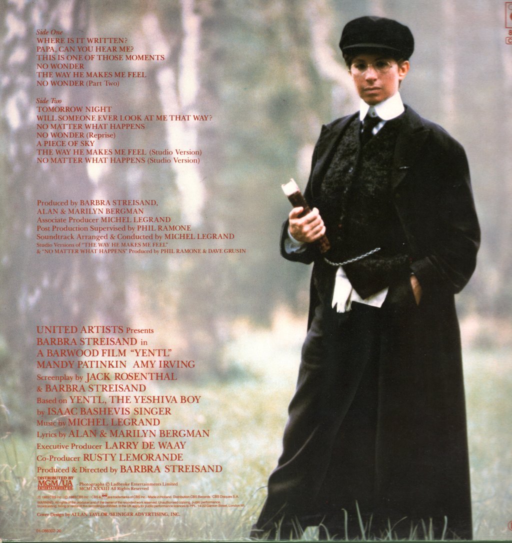 Barbra Streisand - Yentl (Soundtrack) - Lp