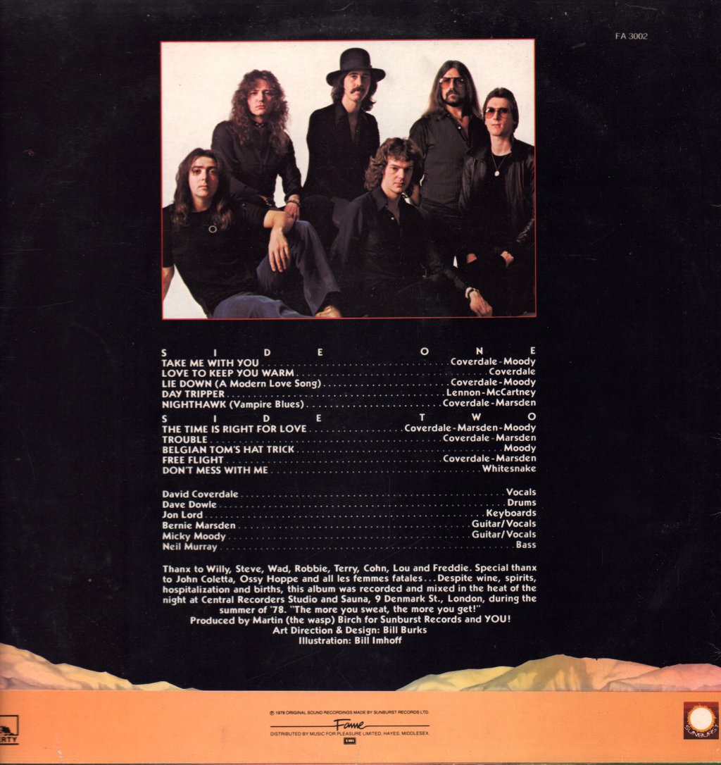 Whitesnake - Trouble - Lp