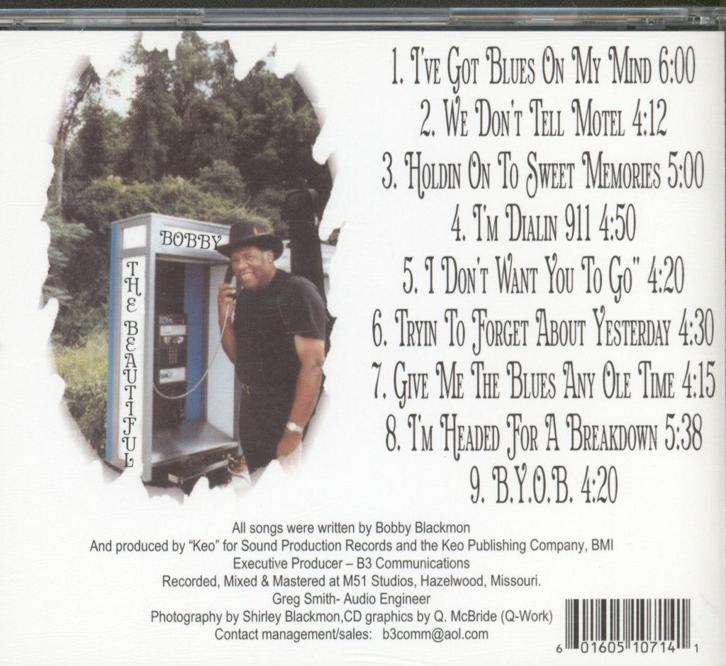 Beautiful Bobby Blackmon - I'm Dialin 911 - Cd