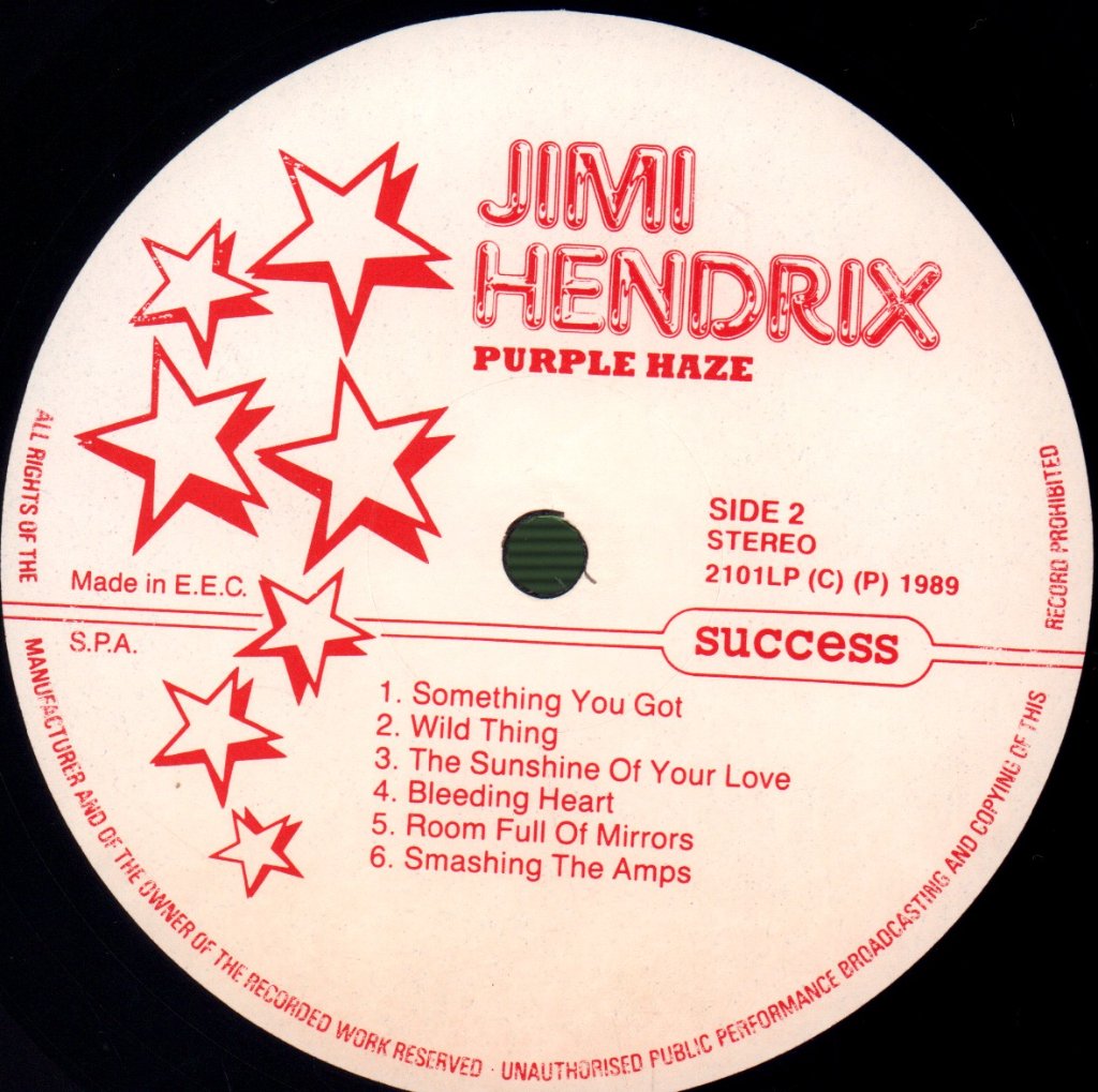 Jimi Hendrix - Purple Haze - Lp