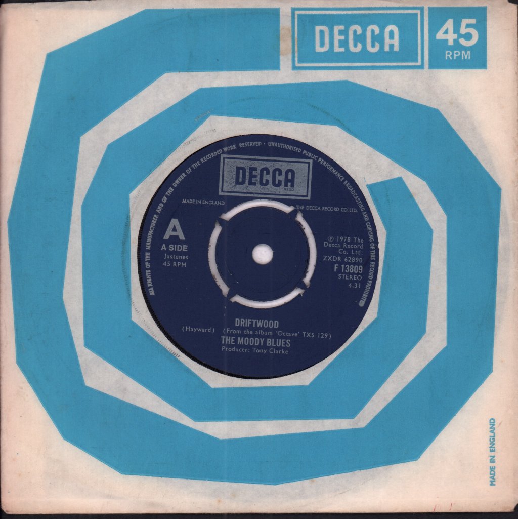 Moody Blues - Driftwood - 7 Inch