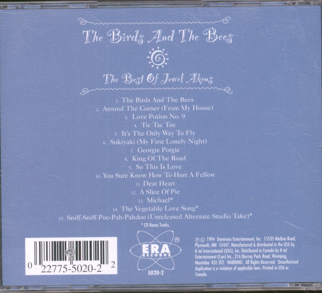 Jewel Akens - Birds And The Bees: The Best Of Jewel Akens - Cd