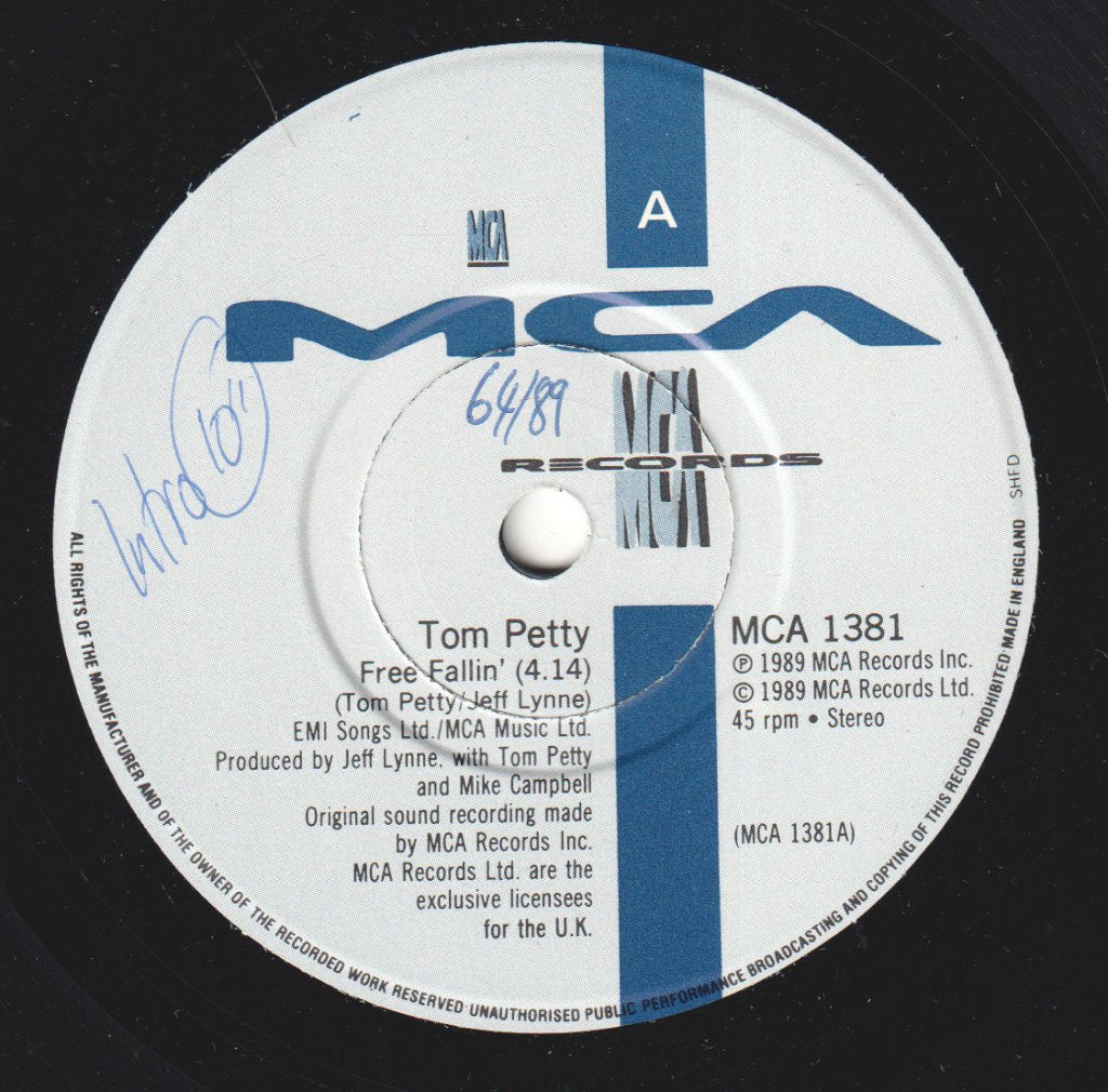 Tom Petty And The Heartbreakers - Free Fallin' - 7 Inch