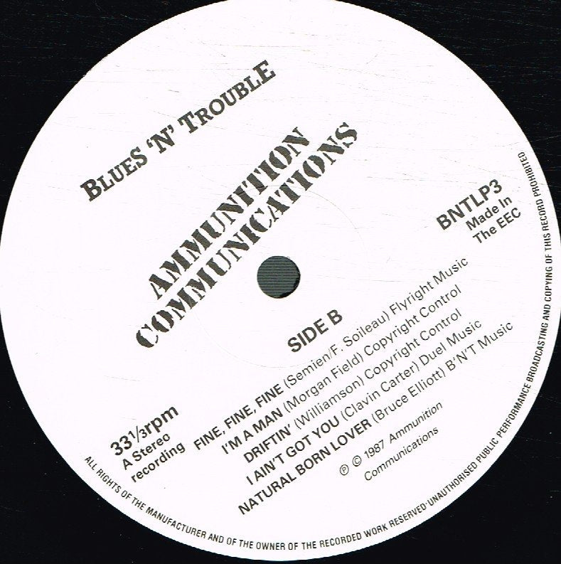 Blues N Trouble - Thankyou And Goodnight - Lp