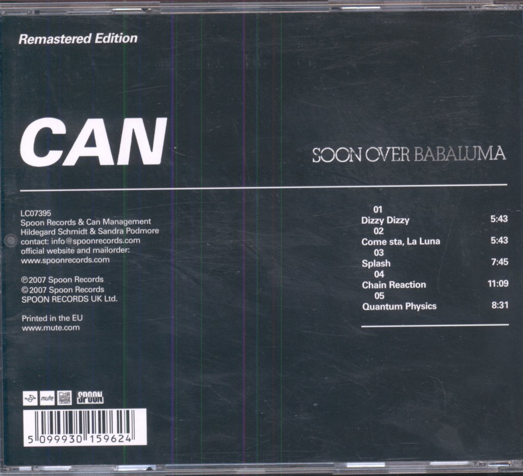 Can - Soon Over Babaluma - Cd