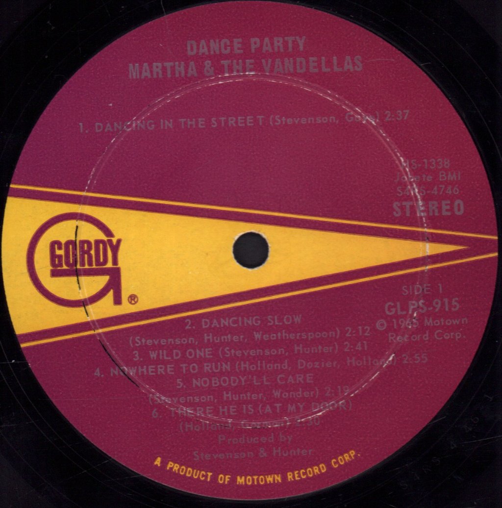Martha Reeves & The Vandellas - Dance Party - Lp