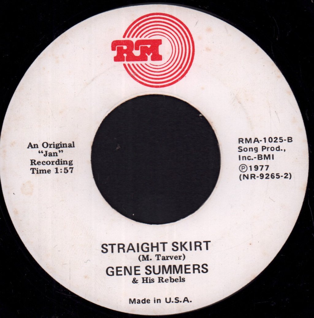 Gene Summers And His Rebels - School Of Rock 'N' Roll - 7 Inch