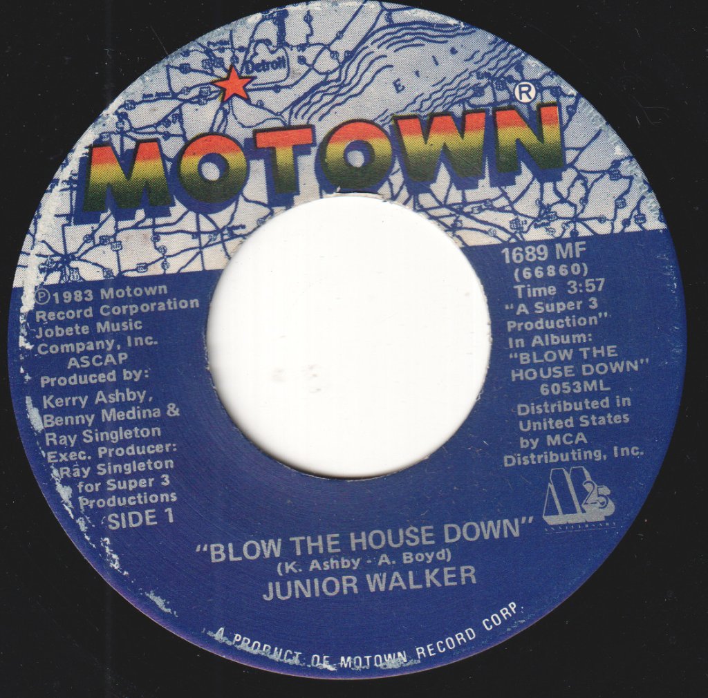 Junior Walker - Blow The House Down - 7 Inch