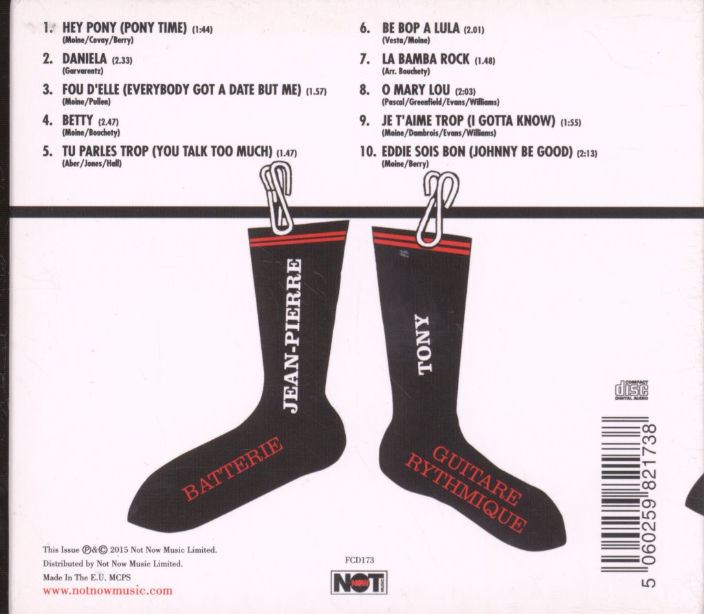 Les Chaussettes Noires - 100 % Rock - Cd
