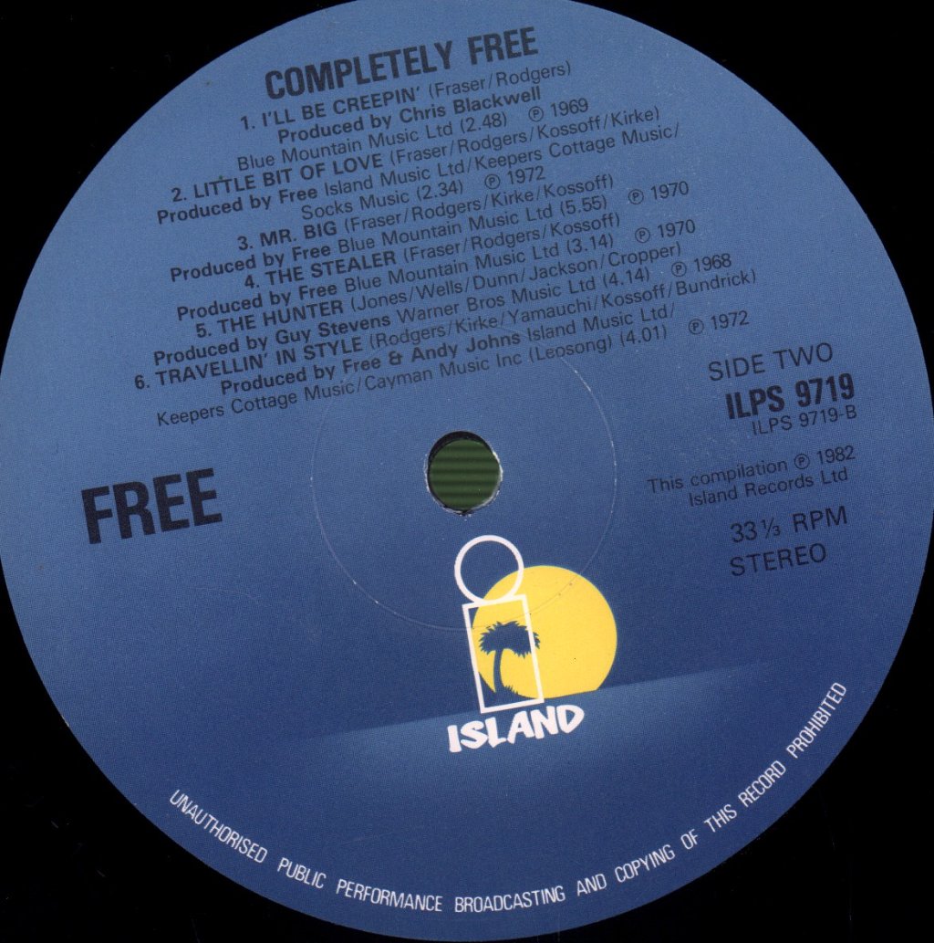 Free - Completely Free - Lp