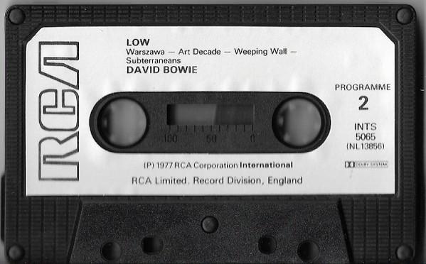 David Bowie - Low - Cassette