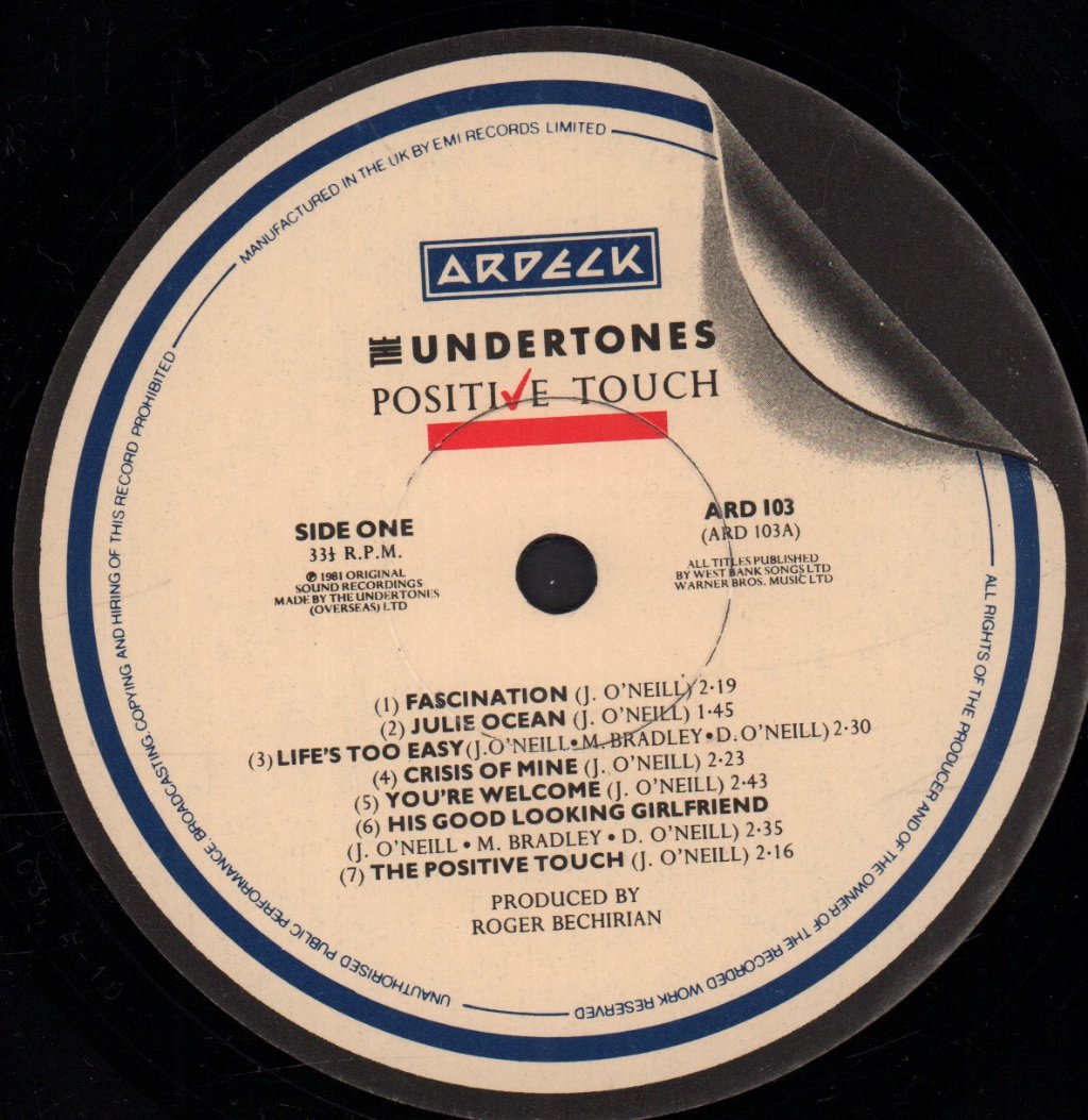 Undertones - Positive Touch - Lp