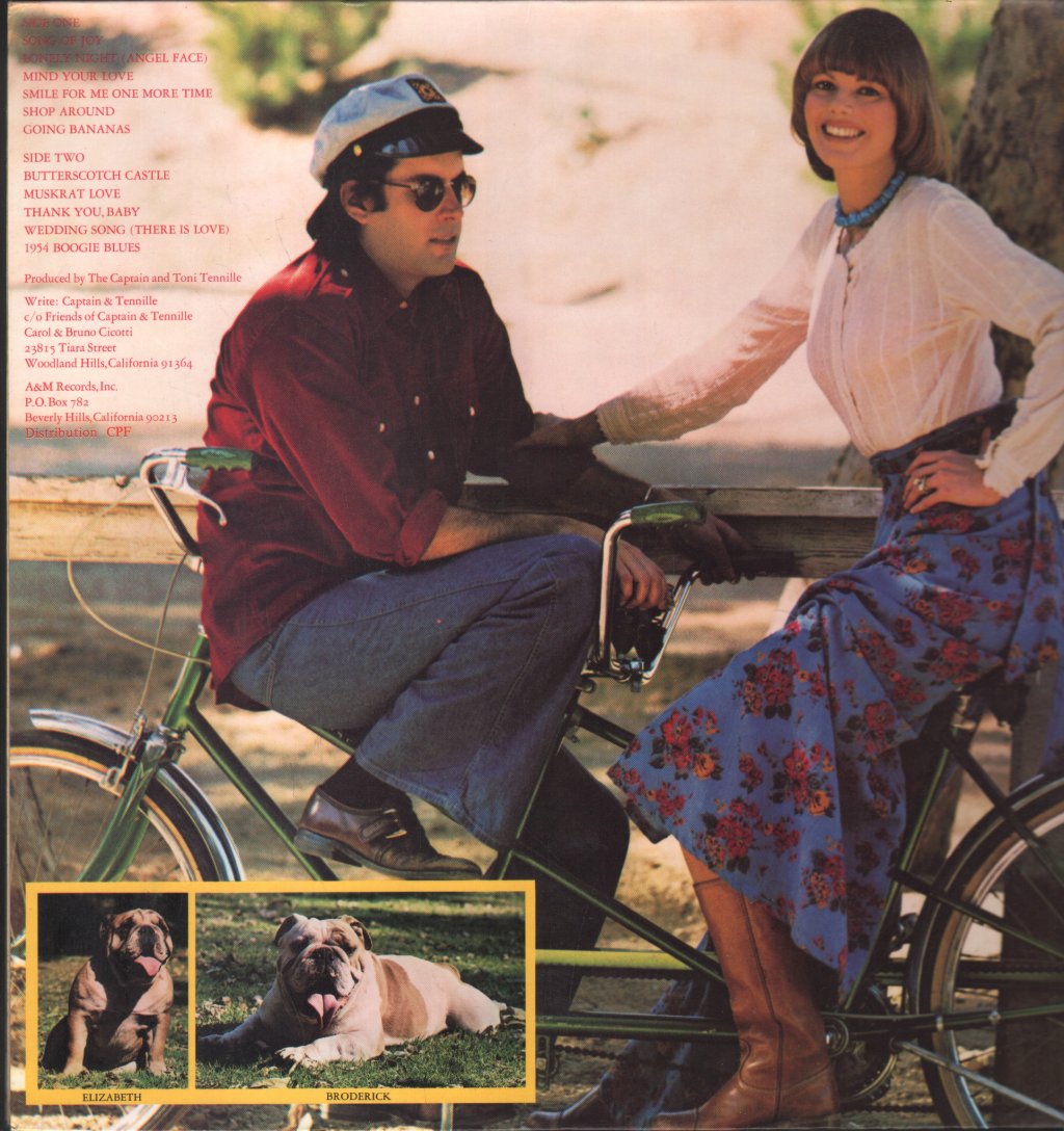 Captain And Tennille - Song Of Joy - Lp