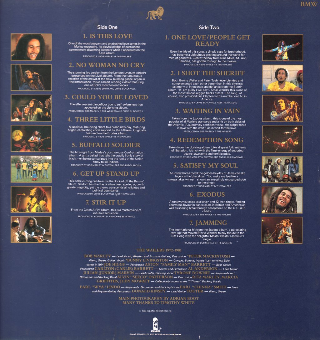 Bob Marley And The Wailers - Legend - Lp