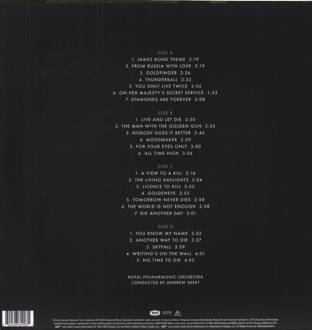 Royal Philharmonic Orchestra - Bond 25 - Double Lp