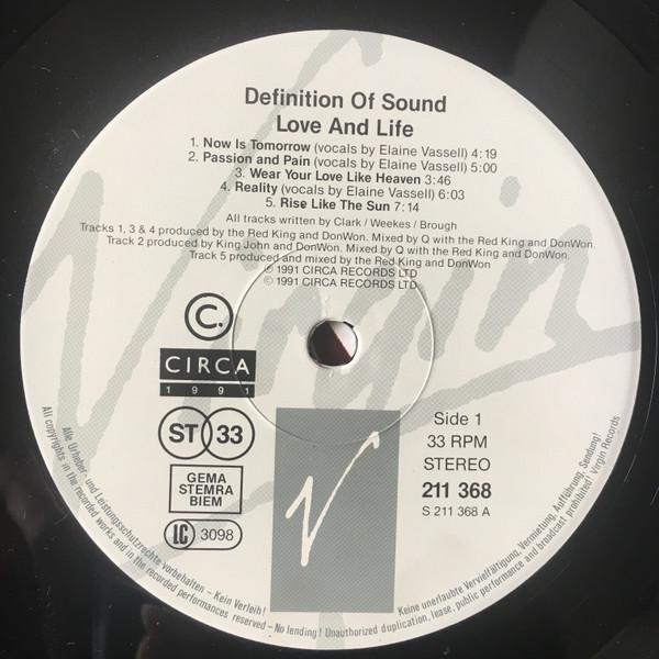 Definition Of Sound - Love And Life: A Journey With The Chameleons - Lp