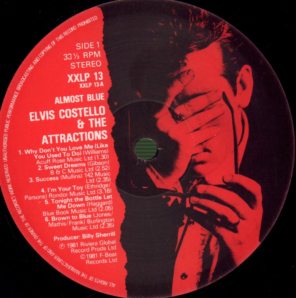 Elvis Costello And The Attractions - Almost Blue - Lp