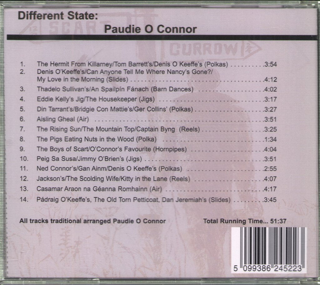 Paudie O'Connor - Different State - Cd