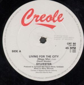 Sylvester - Living For The City - 12 Inch