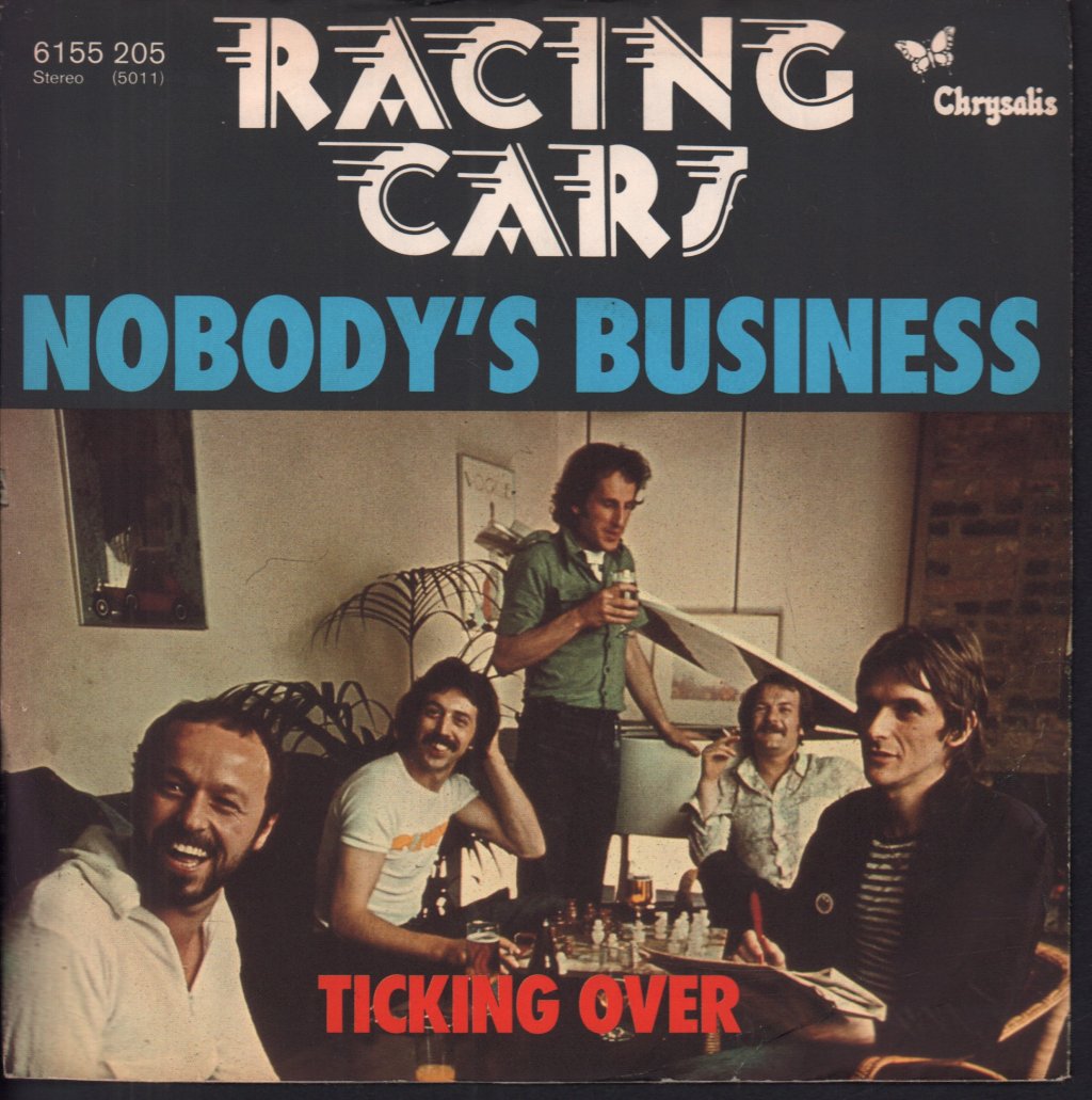 Racing Cars - Nobody's Business - 7 Inch