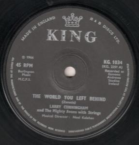 Larry Cunningham - World You Left Behind - 7 Inch