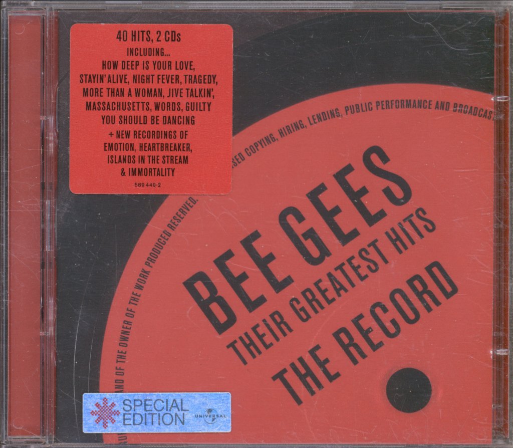 Bee Gees - Their Greatest Hits: The Record - Double Cd