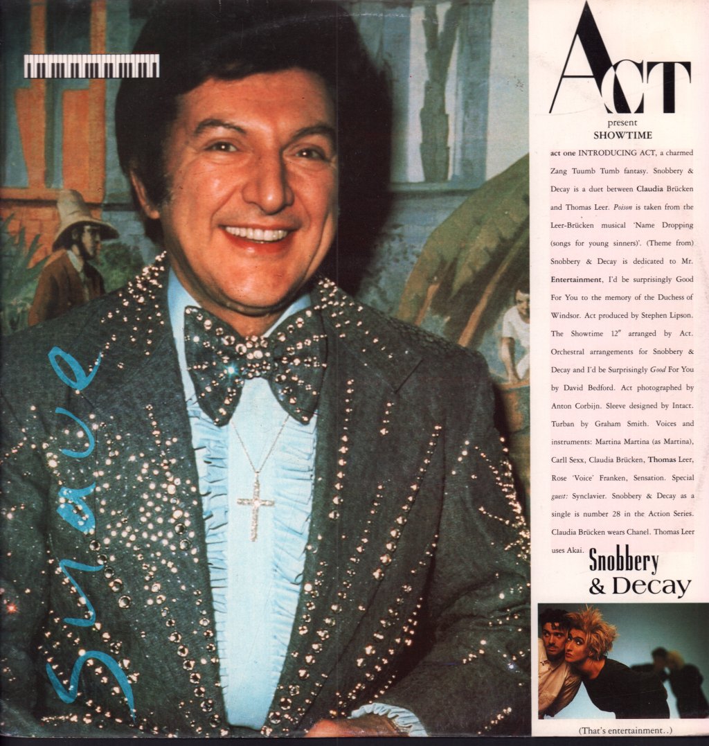 Act (Ztt Group) - Snobbery And Decay - 12 Inch