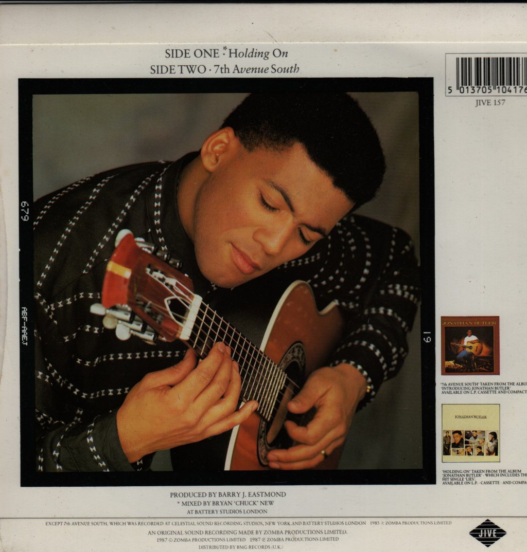 Jonathan Butler - Holding On - 7 Inch