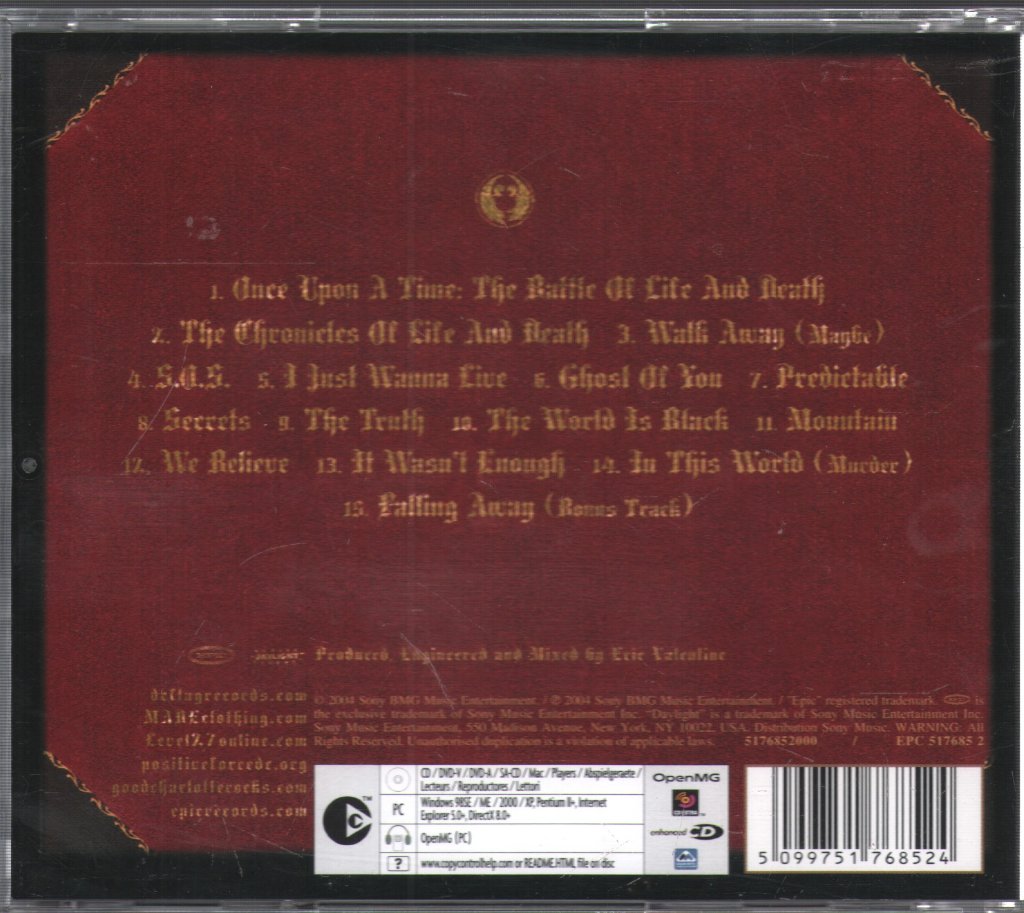 Good Charlotte - The Chronicles Of Life And Death - Cd