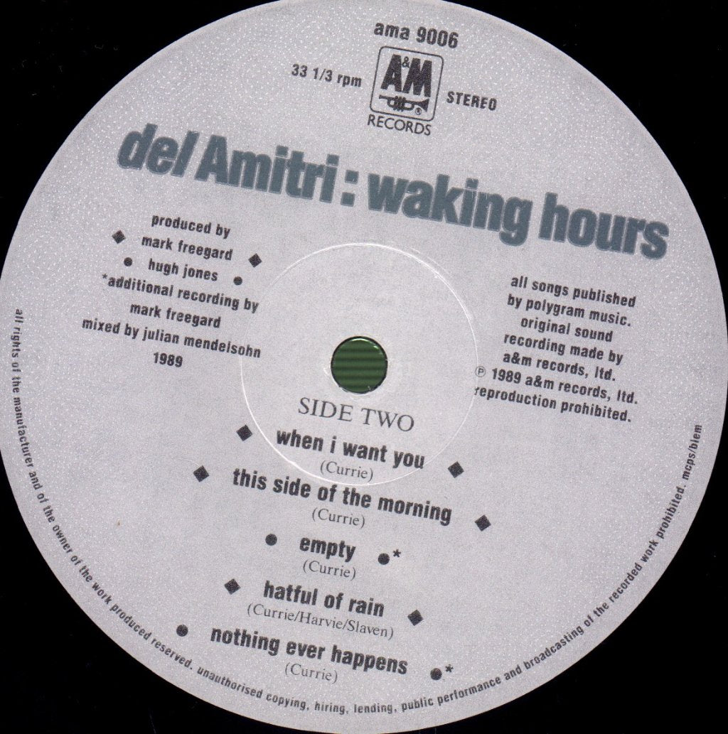 Del Amitri - Waking Hours - Lp